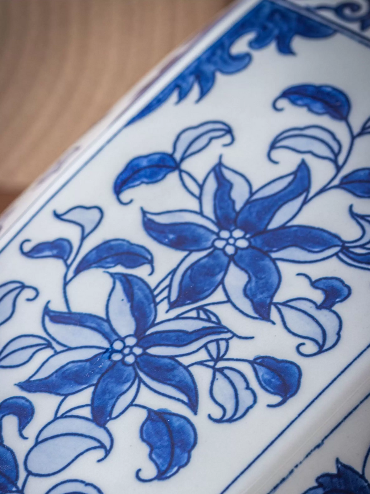 Timeless oriental blue and white porcelain octagonal vase, traditional ceramic craftsmanship, versatile decor for modern and classic interior design